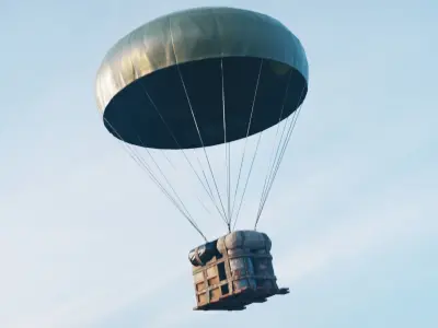 Air Drop  Low-poly 3D model