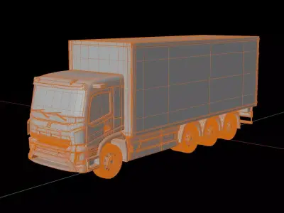 Volvo Electric FMX Cargo Truck 3D model