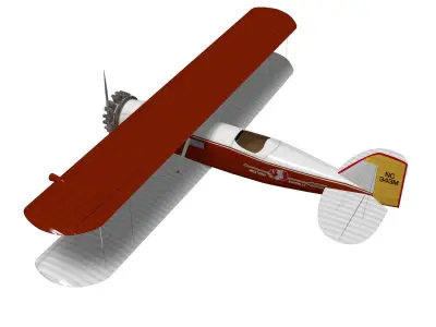 Boeing Model 40B 3D model