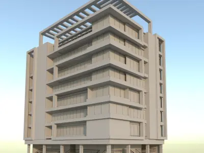 City Building 3D model