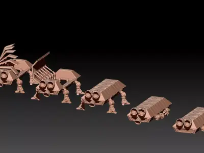 Dune 2 Frigate 3D print model