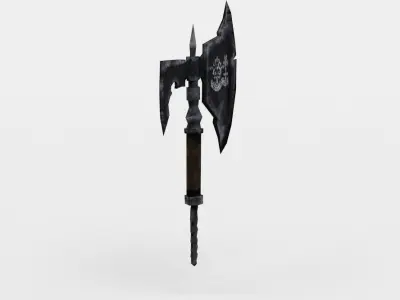 Axe Low-poly 3D model order