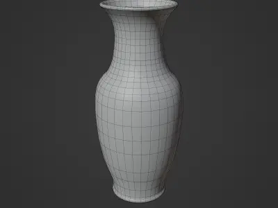 Old Vases Collection Low-poly 3D model