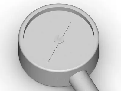 Pressure Gauge 4K 3D model
