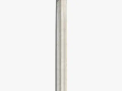 Ionic Column Greco Roman 3D model