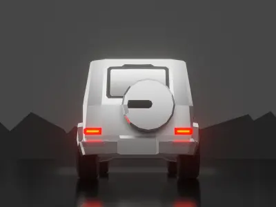 Mercedes Benz G-Class Low poly  Low-poly 3D model