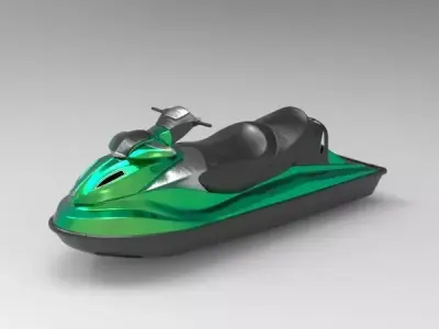 jet ski 3D model shop
