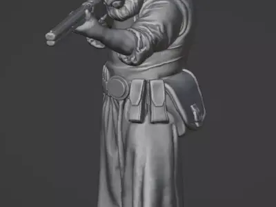 PAWS AND GUNS  3D print model