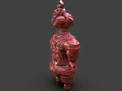 Dogu Sculpture 3D print model