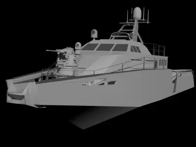 Mark VI Patrol Boat 3D model