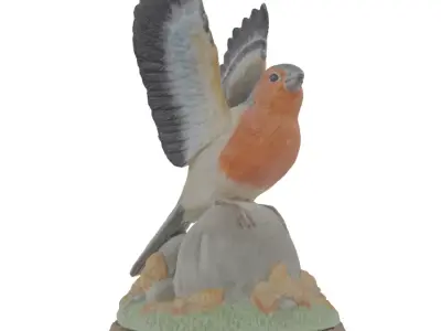 Sparrow Ornament 3D model