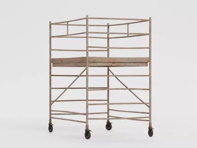 -Old Scaffolding V1- 3D model
