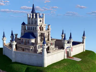 Castle 3D model 11