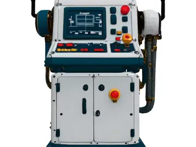 SciFi Control Panel Console Low-poly 3D model