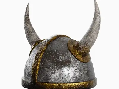 Viking Helmet 02 3D model