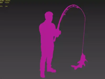 Fishing 3D model