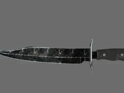 dagger knife Low-poly 3D model buy