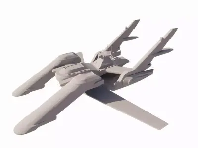 Spaceship-spacecraft-40 3D model