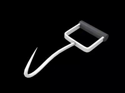 Hay Hook v1 002 Low-poly 3D model