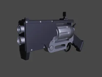 black friday sci-fi gun 3d NEW YEAR SALE Free 3D model