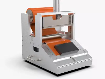 Automatic Cutting Packaging Film Jig Machine Free 3D model purchase