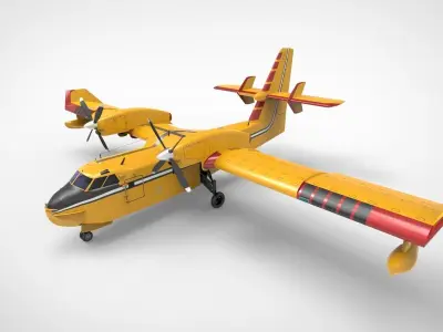 Bombardier CL-415 3D model