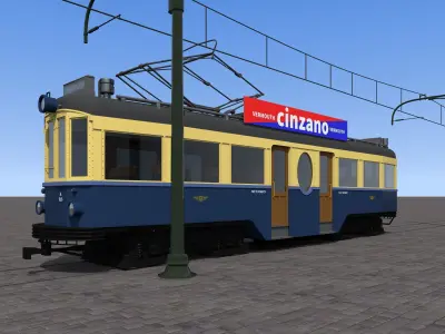 Boedapester or blue train 3D model