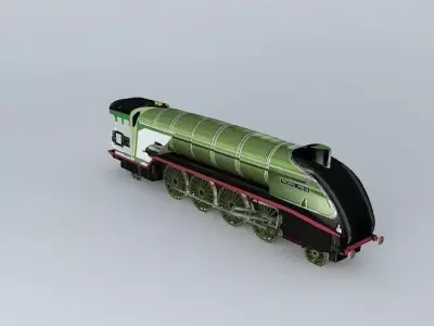 Eco Rail Track LNER 2004 Dummy Streamline Free 3D model