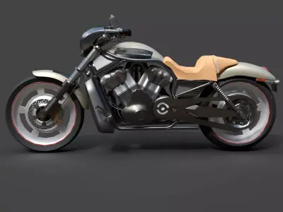 Harley-Davidson Night Rod Special - Ultra High-Poly 3D Model 3D model