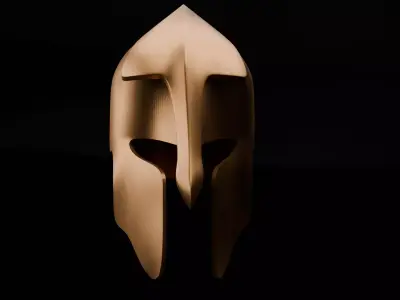 Spartan Helmet 3D model get