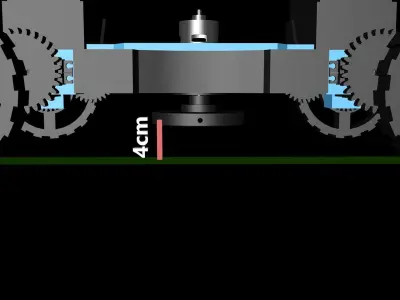 Lawnmower robot  3D print model