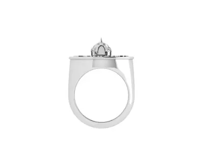 Skull Ring 3D print model