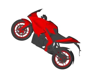Bajaj Pulsar RS200 Bike 3D model