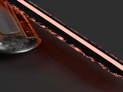 Wrath Sword Crusades Low-poly 3D model