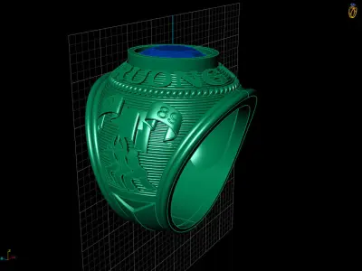 RING ARMY USA 3D print model