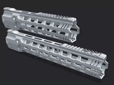 M-LOK Handguard for HK 416 Free 3D model