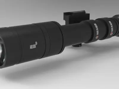 Arisaka 600 Scout Low-poly 3D model