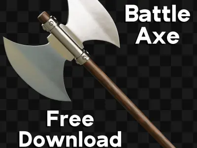 Battle Axe - Free Download Free 3D model
