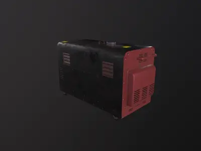 Generator 3D Model Low-poly 3D model