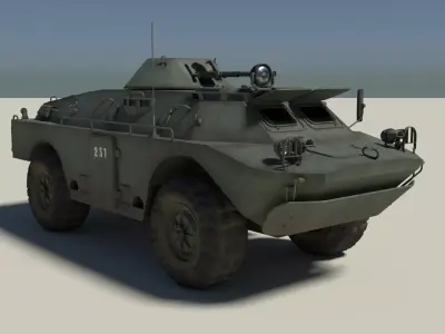 BRDM-2 3D model