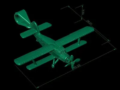  pendant aircraft 3D print model