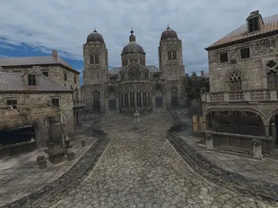 Old German Town 3D model