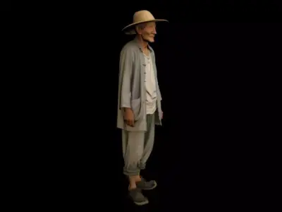 farmer 3D model
