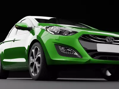 Hyundai i30 Green 3D model