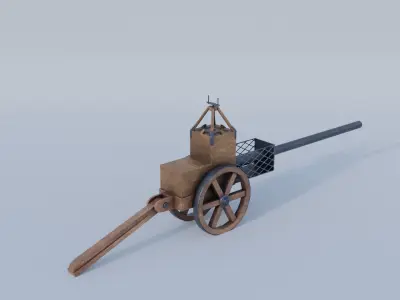 Leonardo da Vinci Architonnerre  Low-poly 3D model