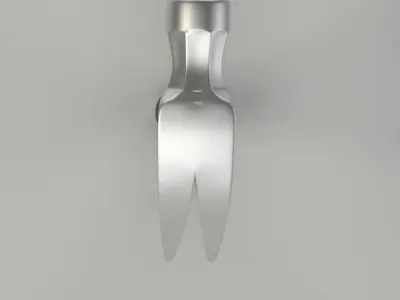 Steel Claw Hammer 3D model