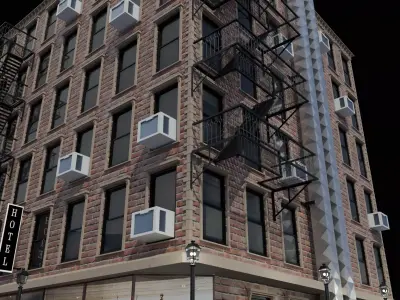 CityBuilding Free low-poly 3D model