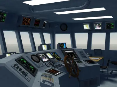 Ships Bridge A 3D model