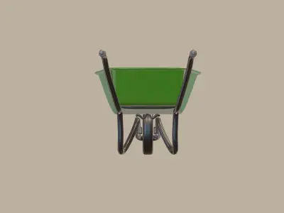 Wheelbarrow 3D model 5