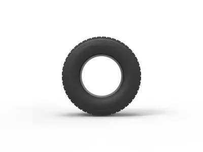 Offroad tire 22 Scale 1 to 25 3D print model